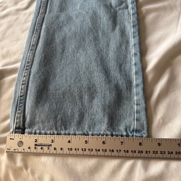 Old Navy Men's Straight Light Wash Blue Jeans 38x32 Western Rodeo Stampede Denim - Picture 14 of 15